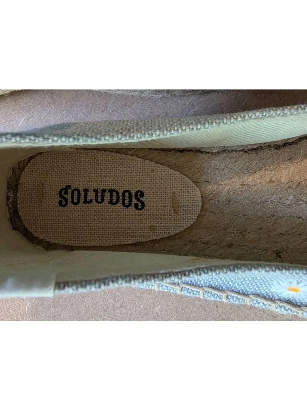 Soludos Daisy Espadrille Slip On Casual Comfort Shoes Flats Size 8 NWOT